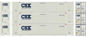 Athearn HO RTR 53' Jindo Container, UMXU (3) Athearn HO RTR 53' Jindo Container, UMXU (3)
