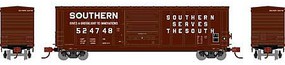 Athearn 50' Pullman Standard 5277 Boxcar Southern #524748 N Scale Model Train Freight Car #2348