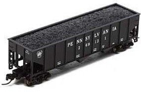 Athearn N 40' 3-Bay Ribbed Hopper w/Load, PRR #269121 Athearn N 40' 3-Bay Ribbed Hopper w/Load, PRR #269121