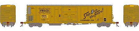 Athearn 57 Mechanical Reefer BNFE/Yellow/Ex-SLSF #9724 N Scale Model Train Freight Car #24604