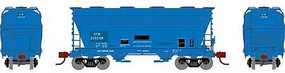 Athearn ACF 2970 Covered Hopper GT&W #315059 N Scale Model Train Freight Car #24668