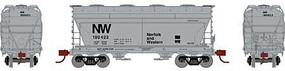 Athearn ACF 2970 Covered Hopper Norfolk & Western #180423 N Scale Model Train Freight Car #24675