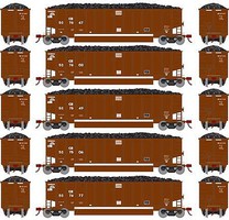 Athearn N Bethgon Coalporter w/Load, CR #1 (5) Athearn N Bethgon Coalporter w/Load, CR #1 (5)