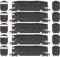 N Bethgon Coalporter w/Load, CSX #2 (5)