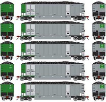 Athearn N Bethgon Coalporter w/Load, FURX #1 (5) Athearn N Bethgon Coalporter w/Load, FURX #1 (5)