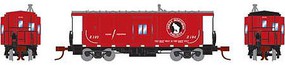 Athearn N Bay Window Caboose, GN #X185 Athearn N Bay Window Caboose, GN #X185