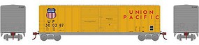 Athearn HO RTR 50' FMC Centered Double Door Box,UP #300387 Athearn HO RTR 50' FMC Centered Double Door Box,UP #300387