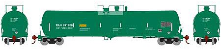Athearn HO RTR 30,000 Gal Ethanol Tank, TILX/Green #261200