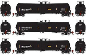 Athearn HO RTR 30,000 Gal Ethanol Tank, UTLX/Black #1 (3) Athearn HO RTR 30,000 Gal Ethanol Tank, UTLX/Black #1 (3)