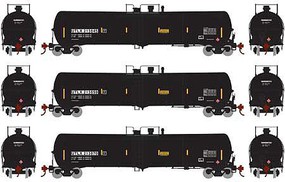 Athearn HO RTR 30,000 Gal Ethanol Tank, UTLX/Black #3 (3) Athearn HO RTR 30,000 Gal Ethanol Tank, UTLX/Black #3 (3)
