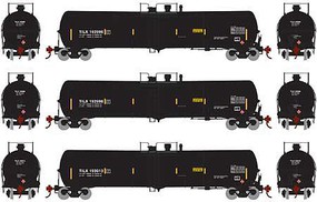 Athearn HO RTR 30,000 Gal Ethanol Tank, TILX/Black #2 (3) Athearn HO RTR 30,000 Gal Ethanol Tank, TILX/Black #2 (3)