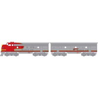 Athearn EMD F7A and F7B units Santa Fe #347C/#347 HO Scale Model Train Diesel Locomotive #3201