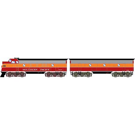 Athearn EMD F7A and F7B Southern Pacific #7037/#8311 HO Scale Model Train Diesel Locomotive #3203