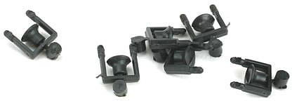 Details about   Athearn ATH 34007 HO Plastic Locomotive Bell Set of 6 Bells HO Scale 