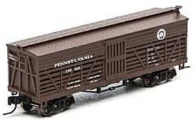 Athearn N 36' Old Time Stock Car, PRR #135421 Athearn N 36' Old Time Stock Car, PRR #135421