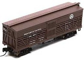 Athearn N 36' Old Time Stock Car, PRR #135457 Athearn N 36' Old Time Stock Car, PRR #135457