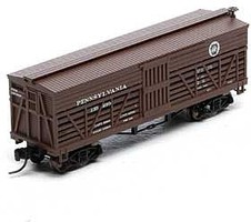 Athearn N 36' Old Time Stock Car, PRR #135499 Athearn N 36' Old Time Stock Car, PRR #135499