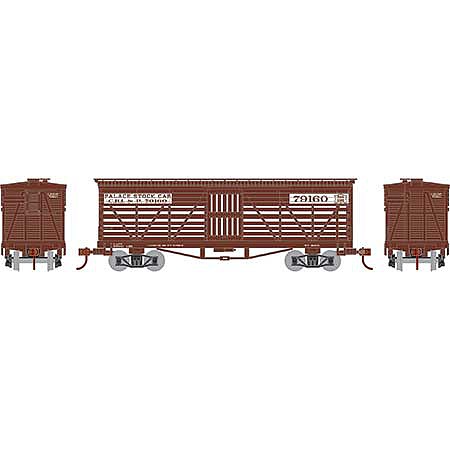 Athearn 36 Old Time Stock Car Rock Island #79160 N Scale Model Train Freight Car #5249