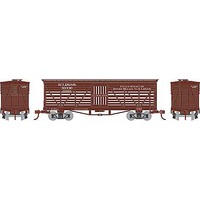 Athearn 36' Old Time Stock Car SLIM&S #16036 N Scale Model Train Freight Car #5252