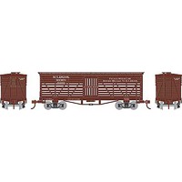 Athearn 36' Old Time Stock Car SLIM&S #16068 N Scale Model Train Freight Car #5253