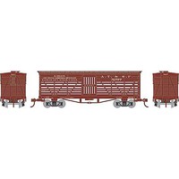 Athearn 36' Old Time Stock Car ATSF #52577 N Scale Model Train Freight Car #5255