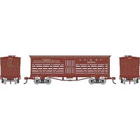 Athearn 36' Old Time Stock Car ATSF #52584 N Scale Model Train Freight Car #5257