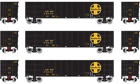 Athearn N Thrall High Side Gondola, SF #2 (3) Athearn N Thrall High Side Gondola, SF #2 (3)