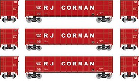 Athearn N Thrall High Side Gondola, RJ Corman #1 (3) Athearn N Thrall High Side Gondola, RJ Corman #1 (3)