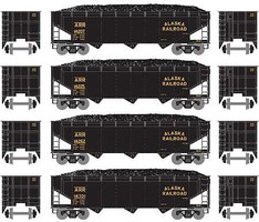 Athearn HO RTR 40' 3-Bay Offset Hopper w/Load, ARR #2 (4) Athearn HO RTR 40' 3-Bay Offset Hopper w/Load, ARR #2 (4)