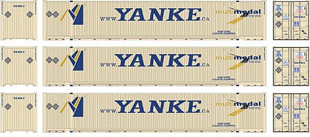 Athearn HO RTR 53 Jindo Container, Yanke #2 (3)