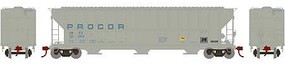 Athearn HO RTR FMC 4700 Covered Hopper, PROCR/UNPX #121059 Athearn HO RTR FMC 4700 Covered Hopper, PROCR/UNPX #121059
