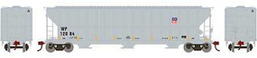 Athearn HO RTR FMC 4700 Covered Hopper,WP w/UP Logo #12084 Athearn HO RTR FMC 4700 Covered Hopper,WP w/UP Logo #12084