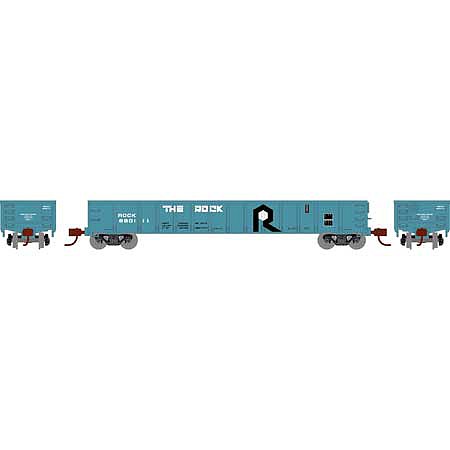 Athearn RTR 52 Mill Gondola Rock Island #680111 HO Scale Model Train Freight Car #8388