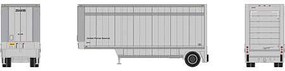Athearn HO RTR 28' Drop Sill Trailer,UPS/No Shield #284499 Athearn HO RTR 28' Drop Sill Trailer,UPS/No Shield #284499
