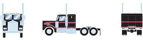 Athearn HO RTR Kenworth Tractor, Black/Red Athearn HO RTR Kenworth Tractor, Black/Red
