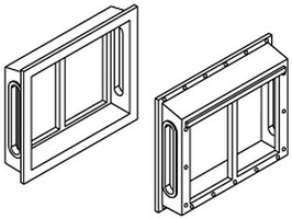 Athearn HO All-Weather Window Set, 2 Pane/Shallow/Angle(6)