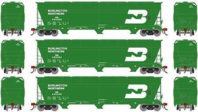 Athearn HO ACF 4600 3-Bay Centerflow Hopper, BN (3) Athearn HO ACF 4600 3-Bay Centerflow Hopper, BN (3)