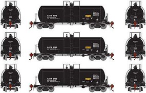 Athearn HO 13,600-Gallon Acid Tank, ASTX (3) Athearn HO 13,600-Gallon Acid Tank, ASTX (3)