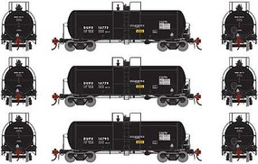 Athearn HO 13,600-Gallon Acid Tank, DUPX (3) Athearn HO 13,600-Gallon Acid Tank, DUPX (3)
