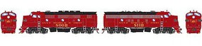 Athearn HO F3A/F7A w/DCC & Sound, GM&O/Freight #800b #811b Athearn HO F3A/F7A w/DCC & Sound, GM&O/Freight #800b #811b
