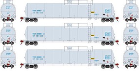 Athearn HO 33,900-Gallon LPG Tank/Late, TEIX (3) Athearn HO 33,900-Gallon LPG Tank/Late, TEIX (3)