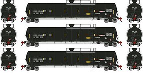 Athearn HO 33,900-Gallon LPG Tank/Late, PLMX (3) Athearn HO 33,900-Gallon LPG Tank/Late, PLMX (3)