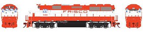 Athearn HO GP50 w/DCC & Sound, Frisco/Orange & White #3100 Athearn HO GP50 w/DCC & Sound, Frisco/Orange & White #3100