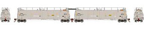 Athearn HO TankTrain A/B Set, GATX/White #48701 #48735 Athearn HO TankTrain A/B Set, GATX/White #48701 #48735