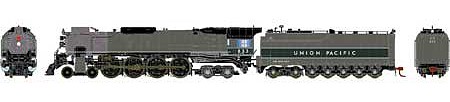 Athearn FEF-2 4-8-4 Union Pacific #833 DCC Ready HO Scale Model Train Steam Locomotive #g88311
