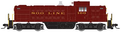 Atlas Alco RS1 Soo Line #100 (maroon, gold) HO Scale Model Train Diesel Locomotive #10001441