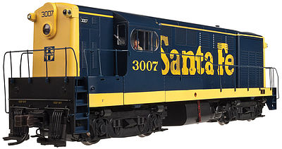 Atlas H16-44 No Decoder ATSF #3017 HO Scale Model Train Diesel Locomotive #10001614