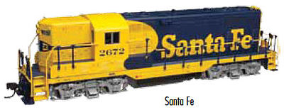 Atlas GP7 DC ATSF #2731 HO Scale Model Train Diesel Locomotive #10002008