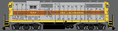 Atlas GP7 DCC/Sound Erie Lackawanna #1235 HO Scale Model Train Diesel Locomotive #10002028