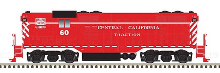 Atlas GP7 DC Central California #60 HO Scale Model Train Diesel Locomotive #10002908